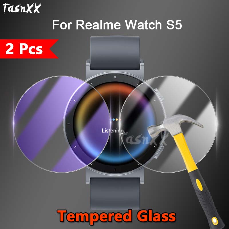 Matte Anti Glare Screen Protector - 2Pcs For Realme Watch S5 2.5D