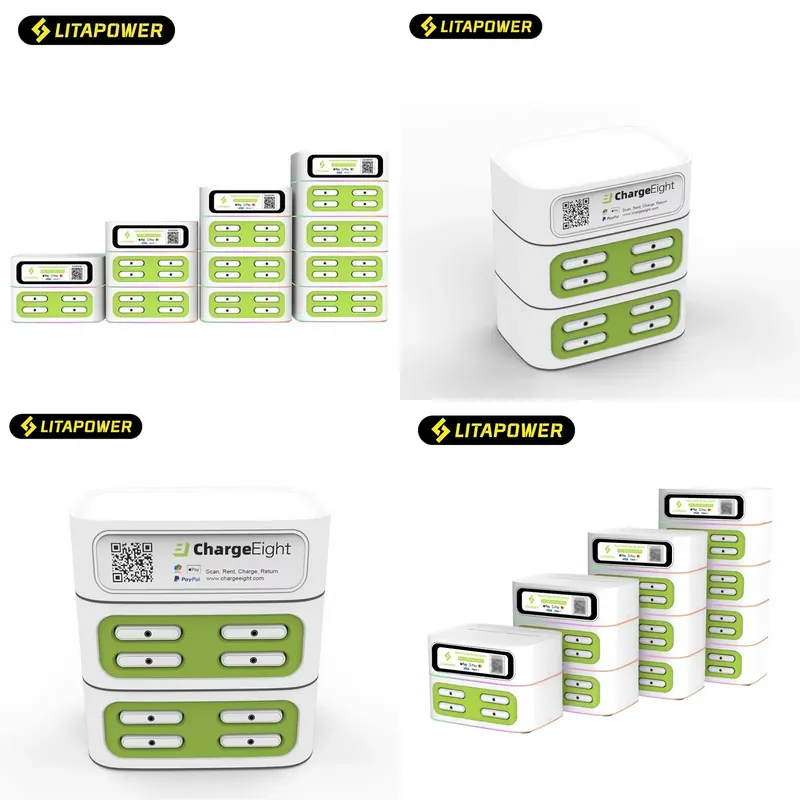 Power Banks - Sharing Powerbank 8-Slot Power Bank Rental