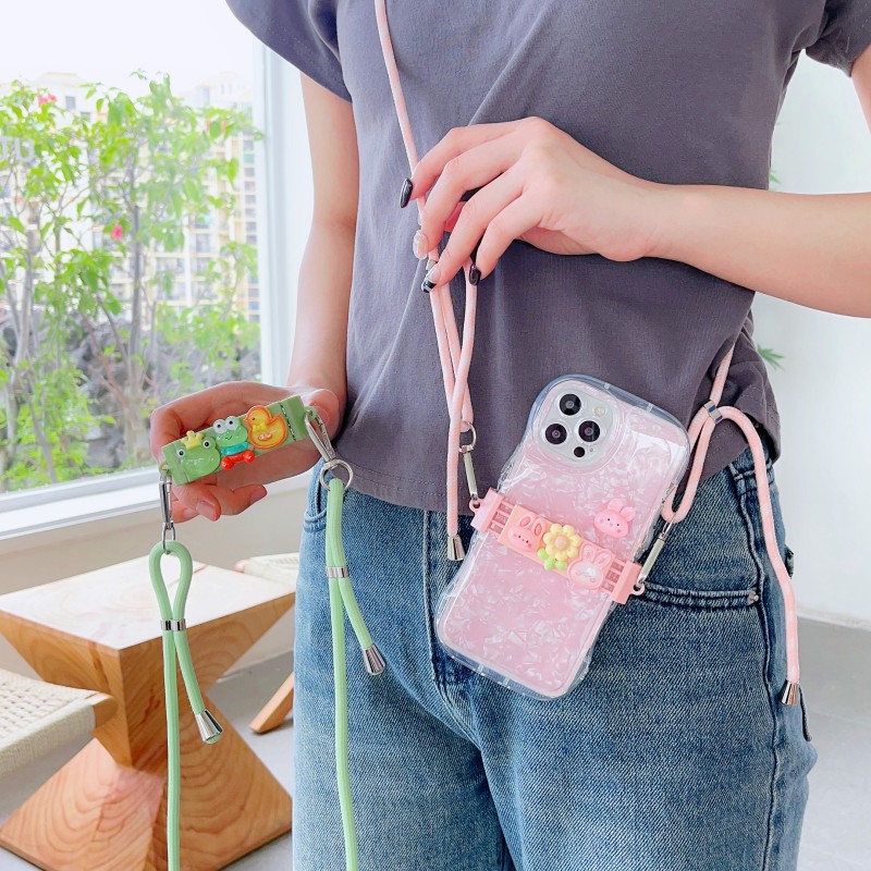 Dual Hook Crossbody Cord Lanya - Crossbody Lanyard Neck Strap Case recension och pris