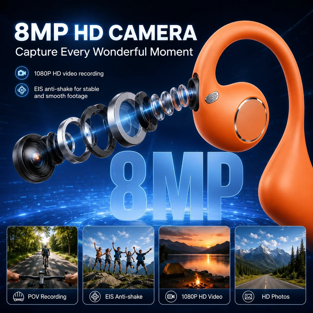 AI Smart Camera Bluetooth Tran - Earphones recension och pris
