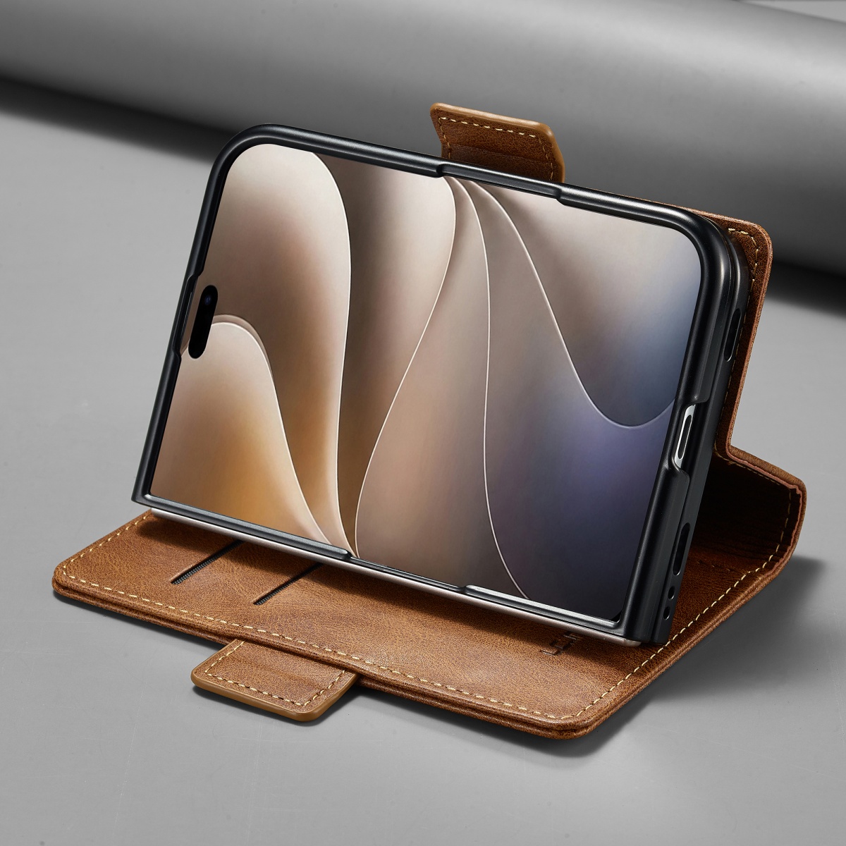 RFID Blocking Card Holder Wall - Leather Wallet Card Holder Phone Cover recension och pris