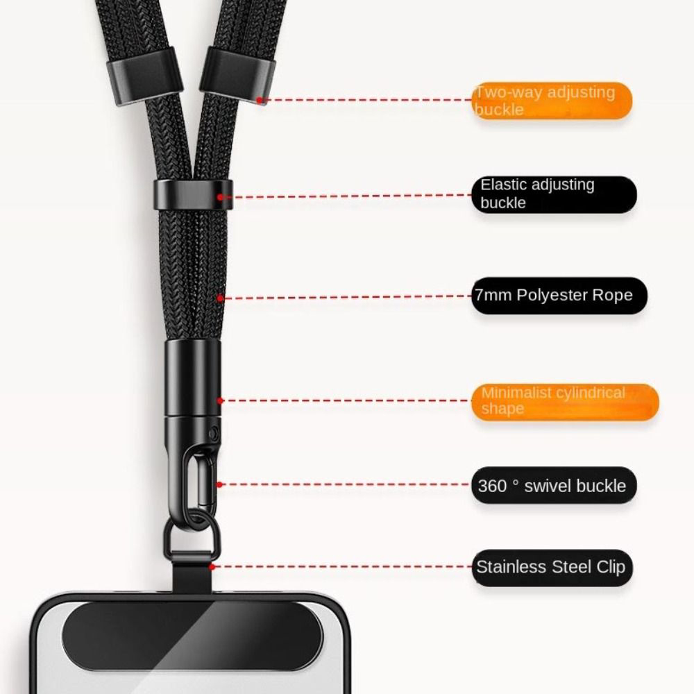 Adjustment Crossbody Phone Str - Crossbody Lanyard Neck Strap Case recension och pris