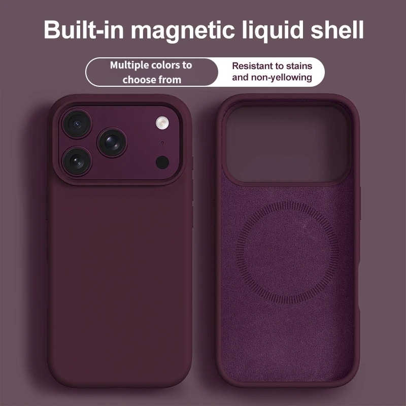 Original Liquid Silicone Magne - Liquid Silicone Magnetic Phone Case recension och pris