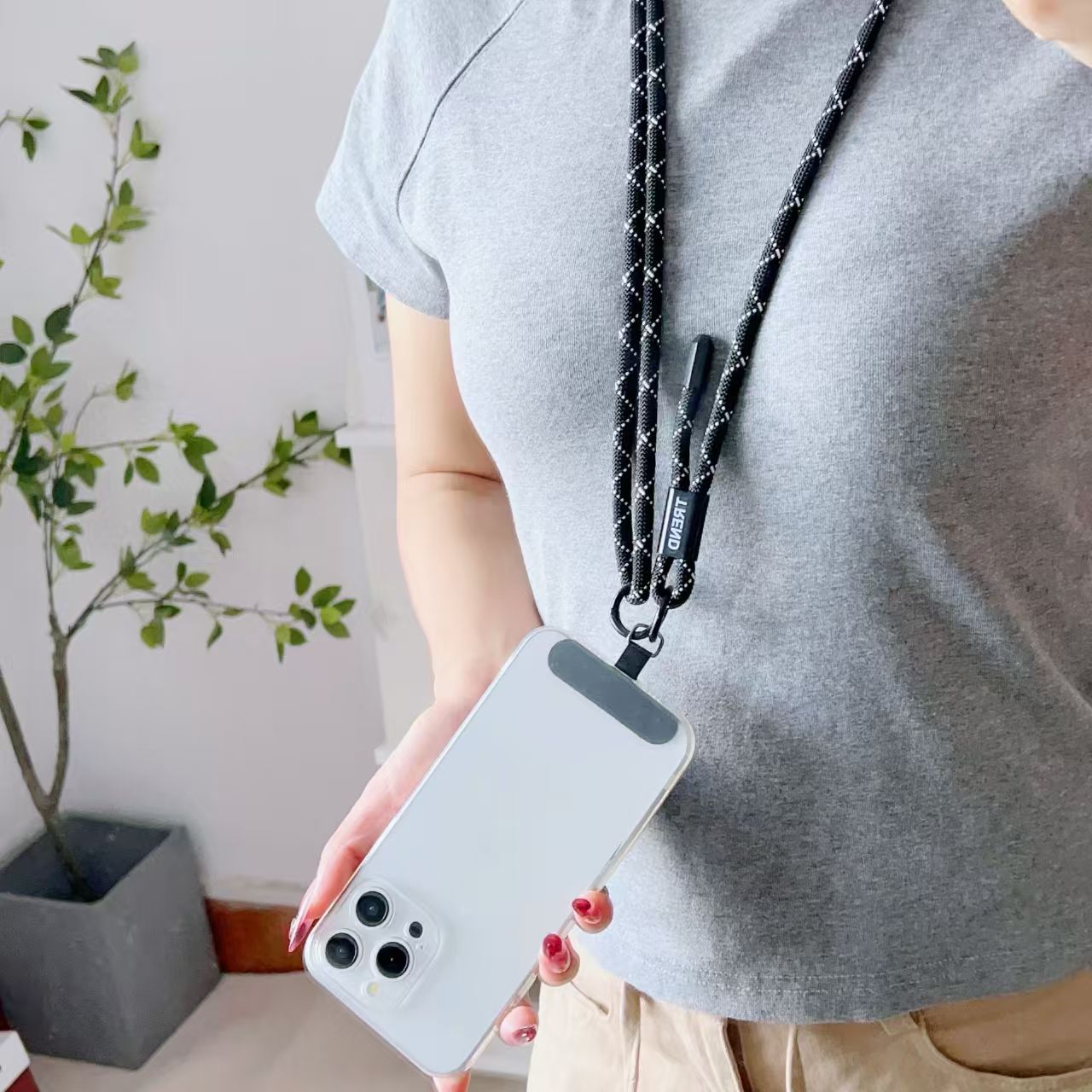 Adjustable Fashion Anti Loss P - Crossbody Lanyard Neck Strap Case recension och pris